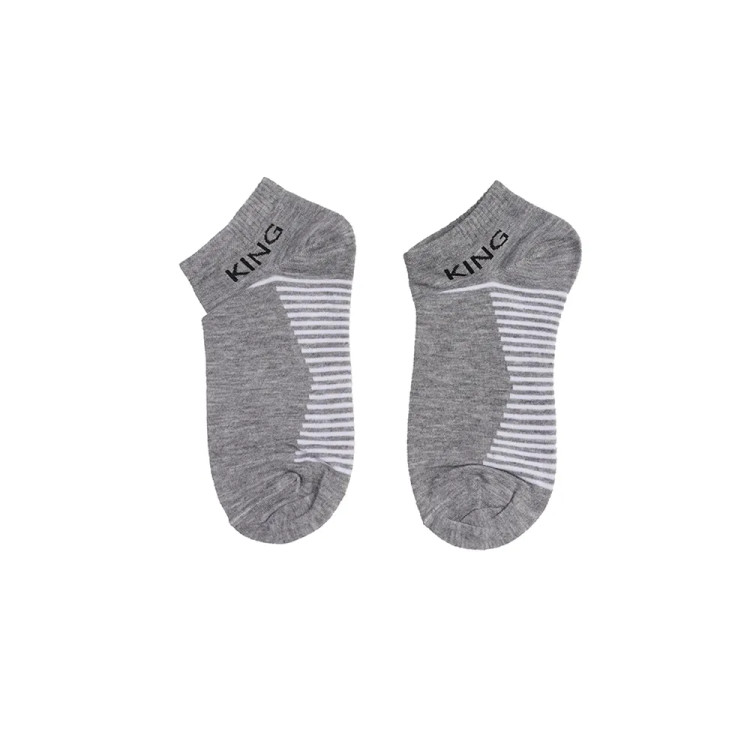 جوراب مچی مردانه نخی فری سایز راه راه KING