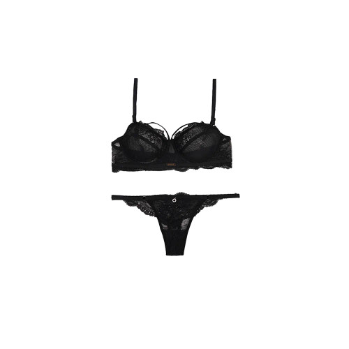 ست شورت و سوتین فانتزی دانتل هارنس دار براگور سایز 75 80 85 90