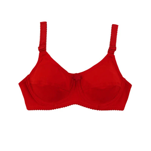 سوتین دخترانه نخی فنردار کاپ B برند لعیا