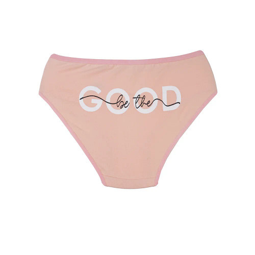 شورت زنانه نخی پشت چاپ طرح GOOD برند سیتا سایز 2XL