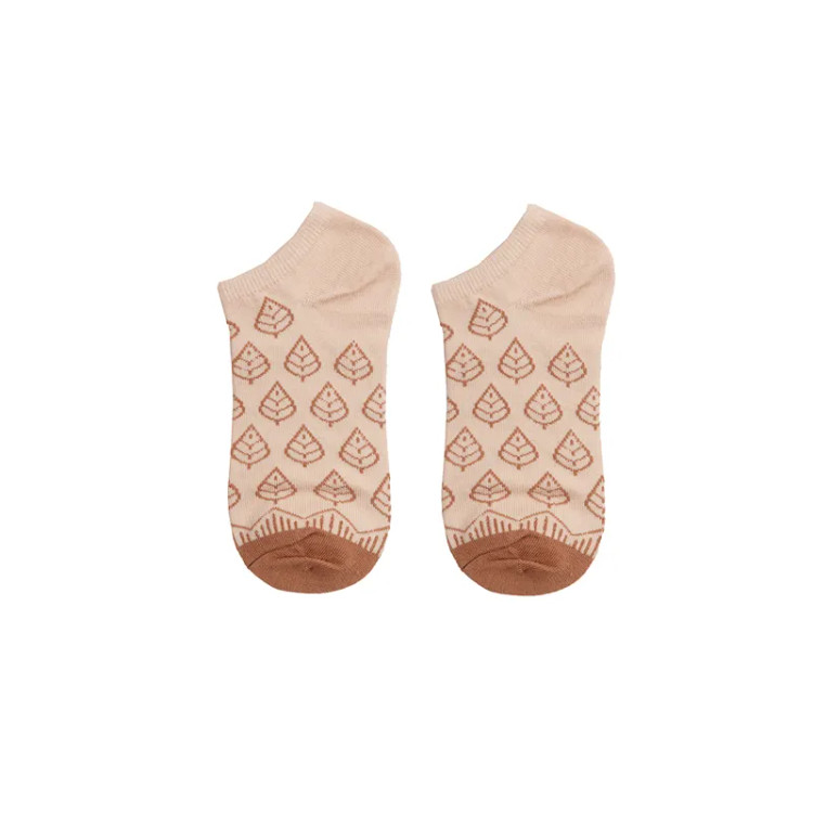 جوراب زنانه مچی طرح برگ آنغوره ضد حساسیت سایز 36 تا 40