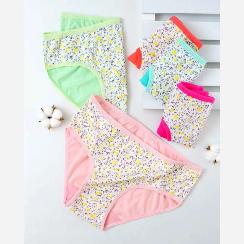 شورت زنانه نخی سایز بزرگ 3x طرح گل زرد نهال-تشین