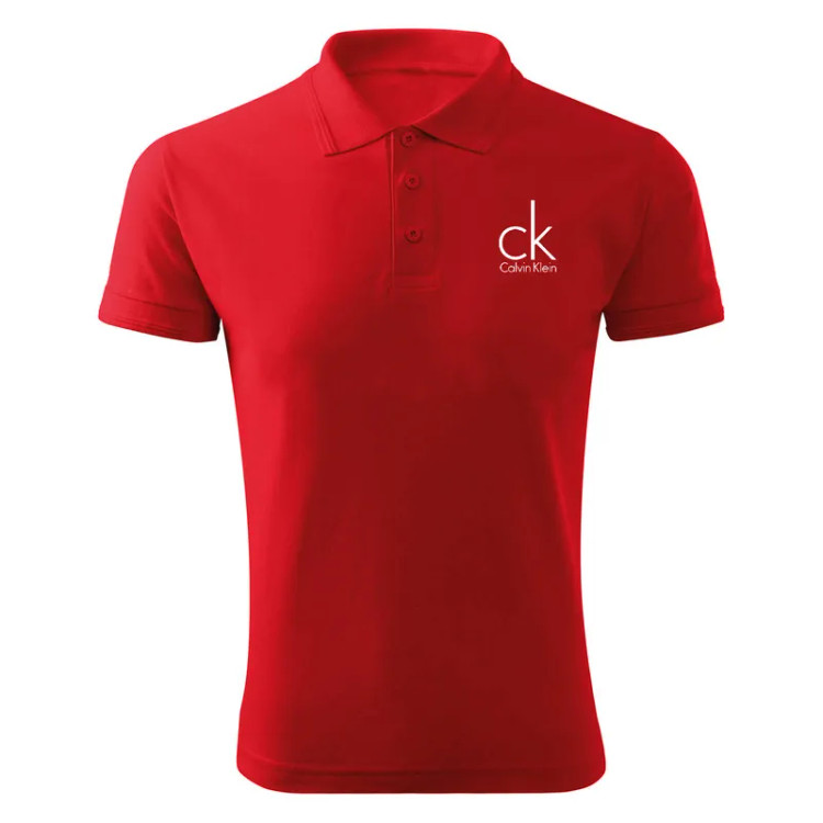 پولوشرت آستین کوتاه مردانه مدل C کد 6868 جنس جودون یقه برگردان تنخور معمولی