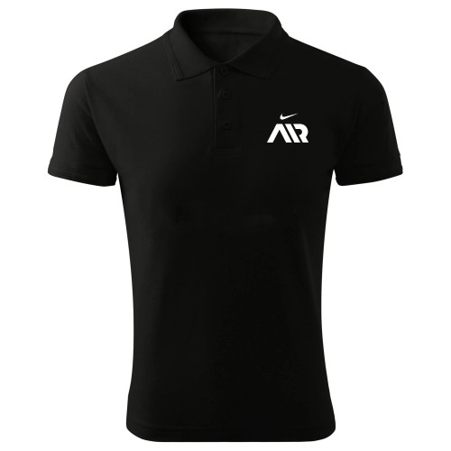 پولوشرت آستین کوتاه مردانه مشکی جودون طرح AIR مدل x4646 سایز L XL 2XL