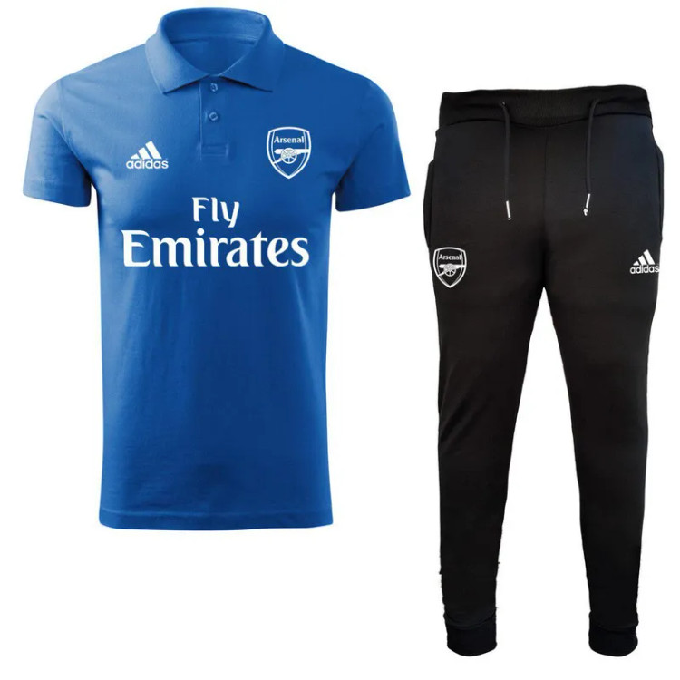 ست تیشرت و شلوار ورزشی مردانه طرح آرسنال پلی استر نخ طرحدار ایرانی