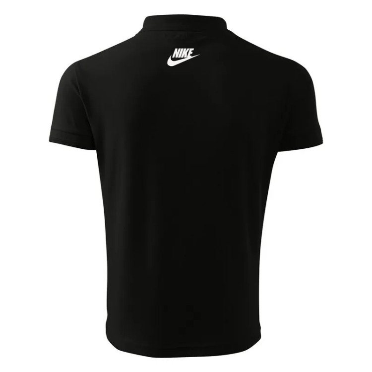 پولوشرت مردانه مشکی طرح چلسی آستین کوتاه یقه دکمه دار جنس جودون سایز L XL 2XL