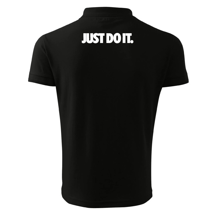 پولوشرت مردانه مشکی جودون آستین کوتاه طرح Jordan مدل v6574 سایز L XL 2XL