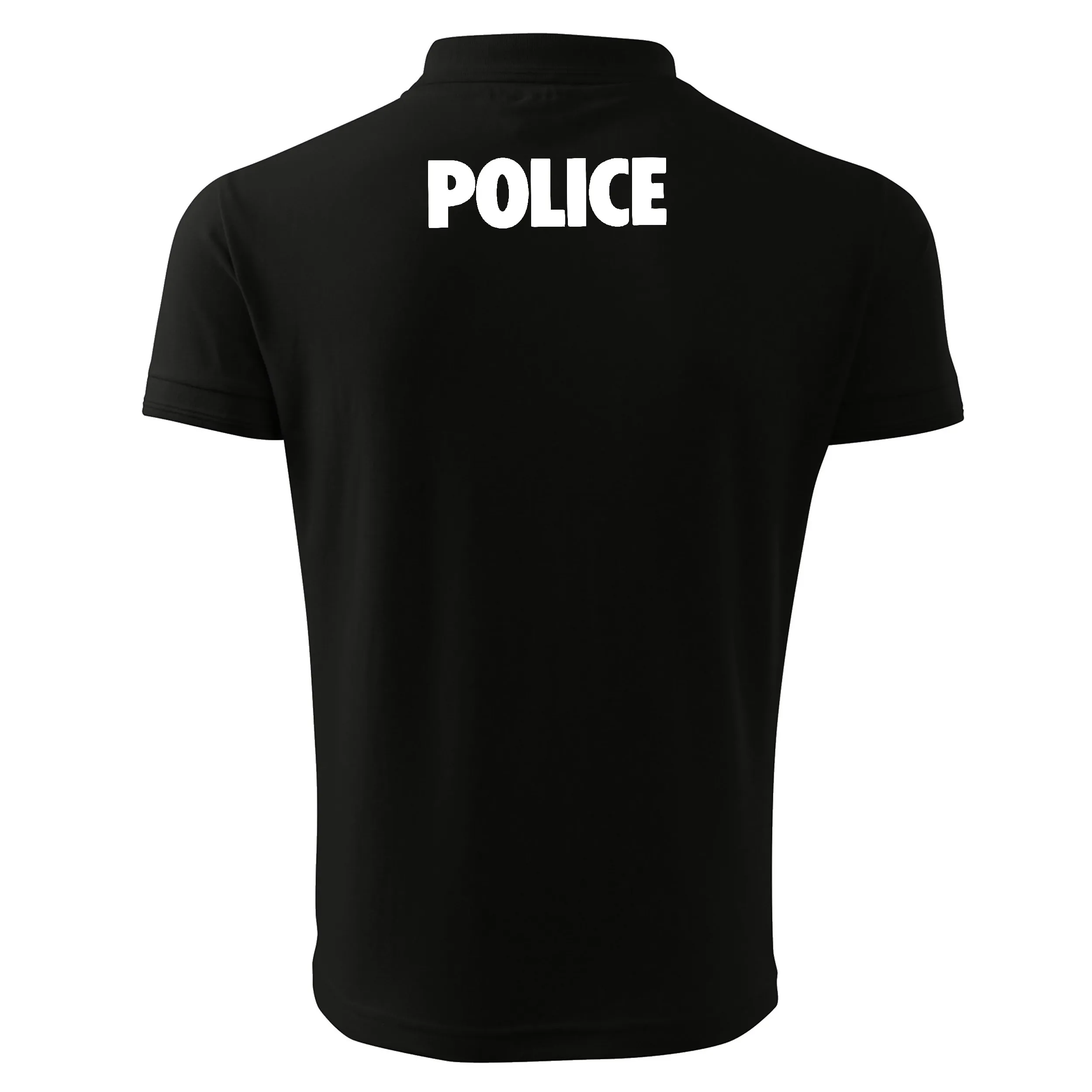 پولوشرت آستین کوتاه مردانه جودون اعلا طرح polic مدل h8687 سایز L XL 2XL