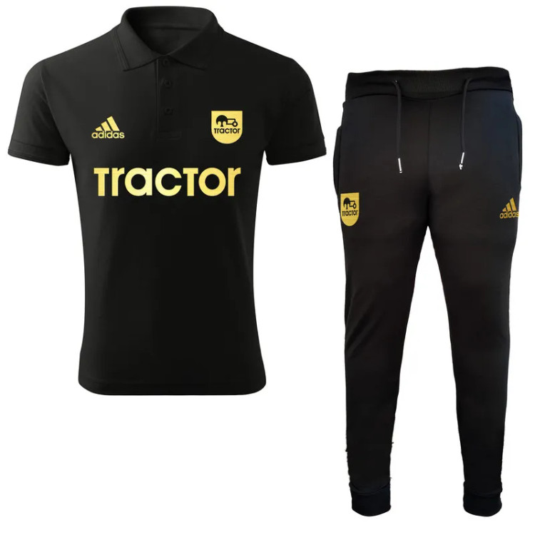 ست پولوشرت و شلوار ورزشی مردانه طرح تراکتور کد 12465 جنس پلی استر نخ ایران