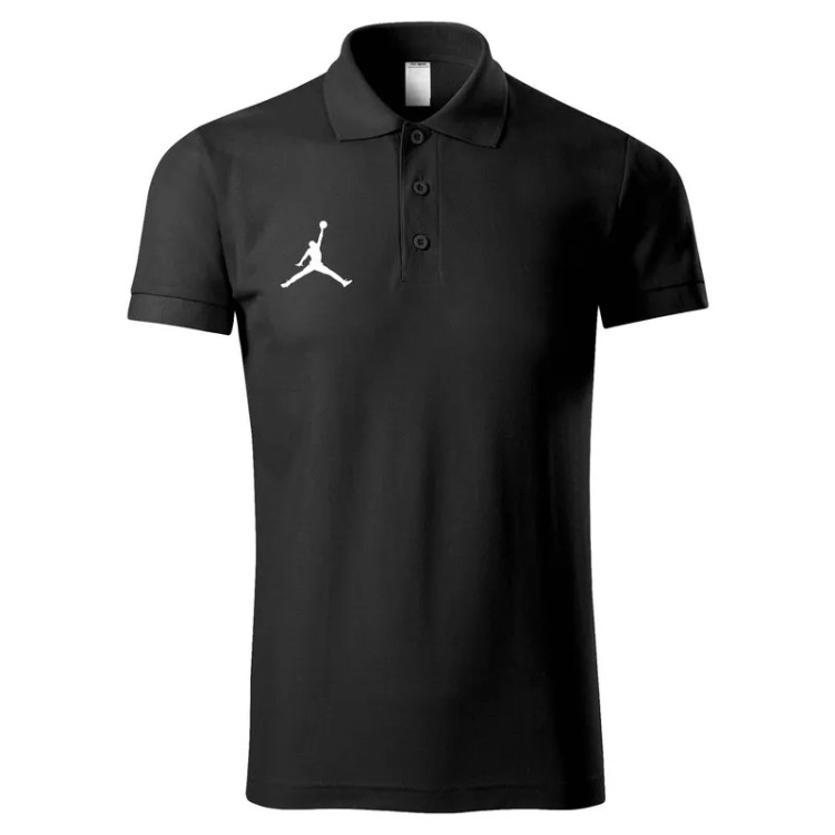 پولوشرت آستین کوتاه مردانه جودون طرح ساده یقه برگردان مشکی