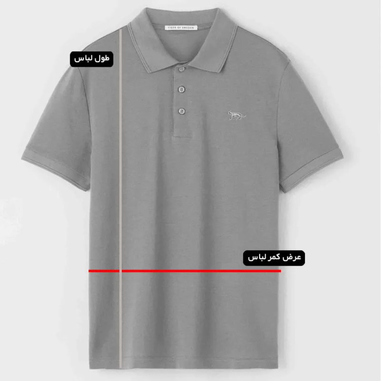 پولوشرت آستین کوتاه مردانه جودون طرح ساده یقه برگردان مشکی