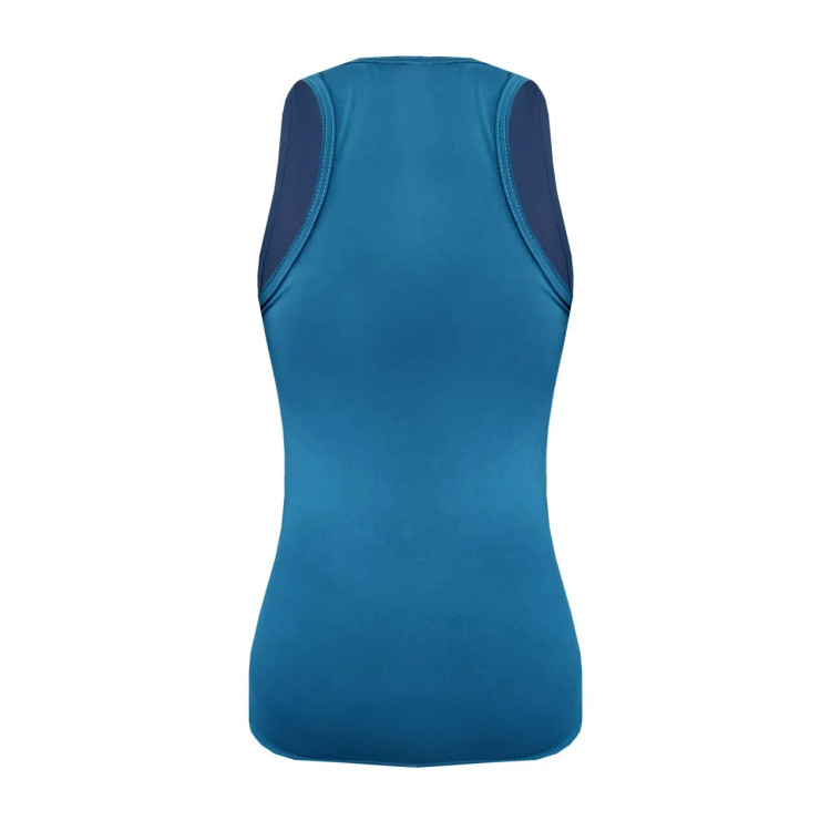 تاپ ورزشی زنانه فلامنت کش طرحck مدلs6554 کاپ دار رنگ کله غازی