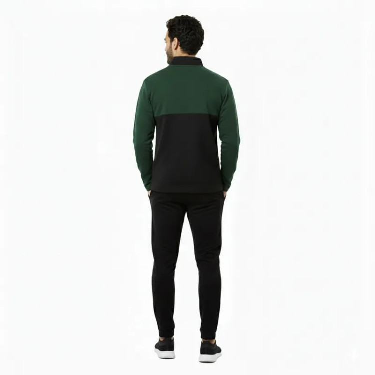 ست سویشرت و شلوار راحتی مردانه مدل barsa کد 9743 جنس پنبه جودون طرح ساده دو رنگ