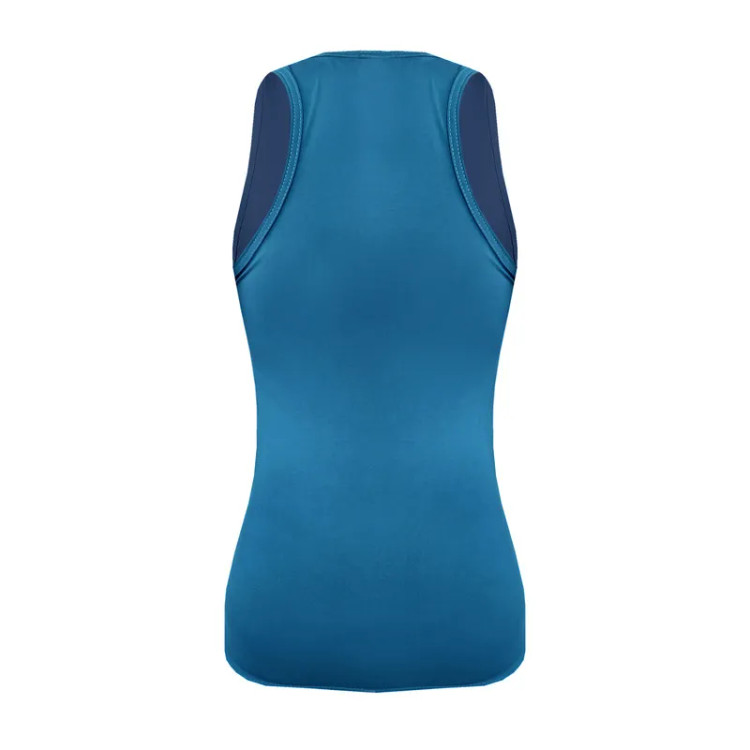 تاپ ورزشی زنانه یقه گرد ساده پلی استر فلامنت بدون آبرفت سایزبندی کله غازی ایران