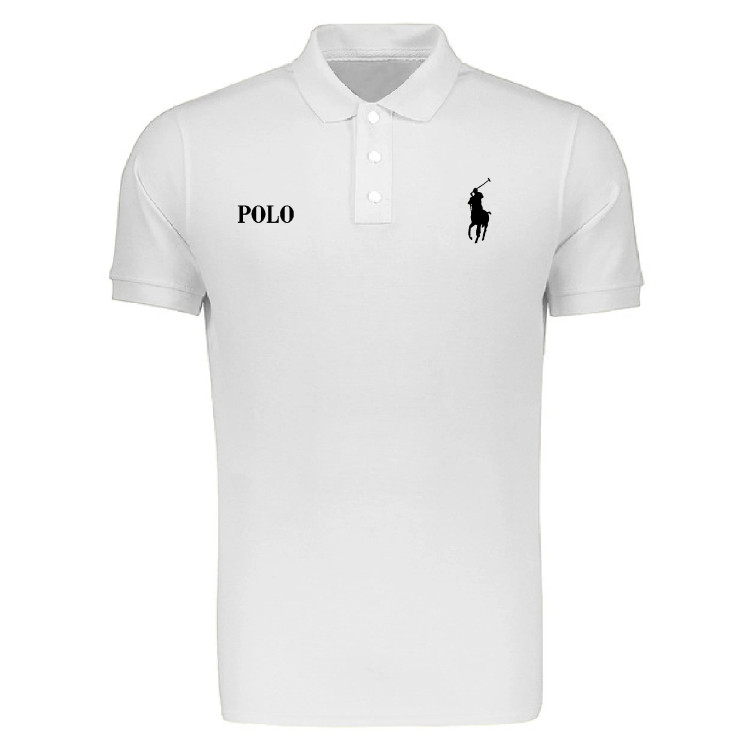 پولوشرت مردانه جودون آستین کوتاه یقه دکمه دار مشکی سایز L XL 2XL