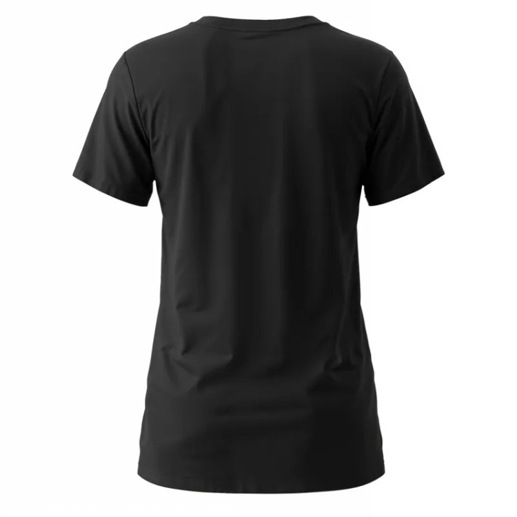 تی شرت آستین کوتاه زنانه پنبه طرح دار یقه گرد روزمره اسپرت