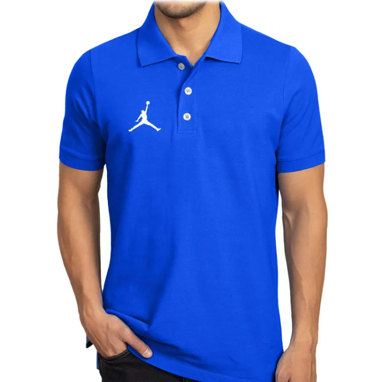 پولوشرت مردانه آستین کوتاه جودون ساده یقه برگردان تنخور معمولی اسپرت روزمره
