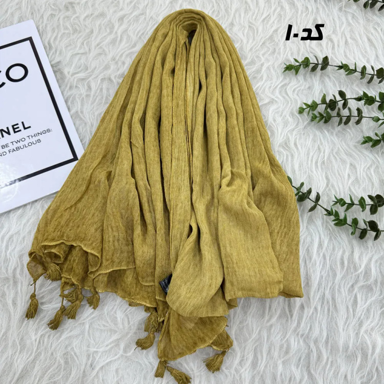 شال وارداتی سنگشور کنفی منگوله کد 1812