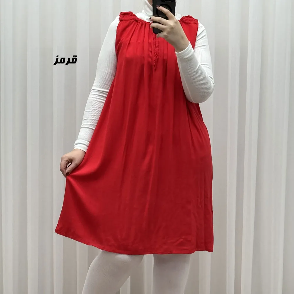سارافون کوتاه ساده قواره دار کد 1762