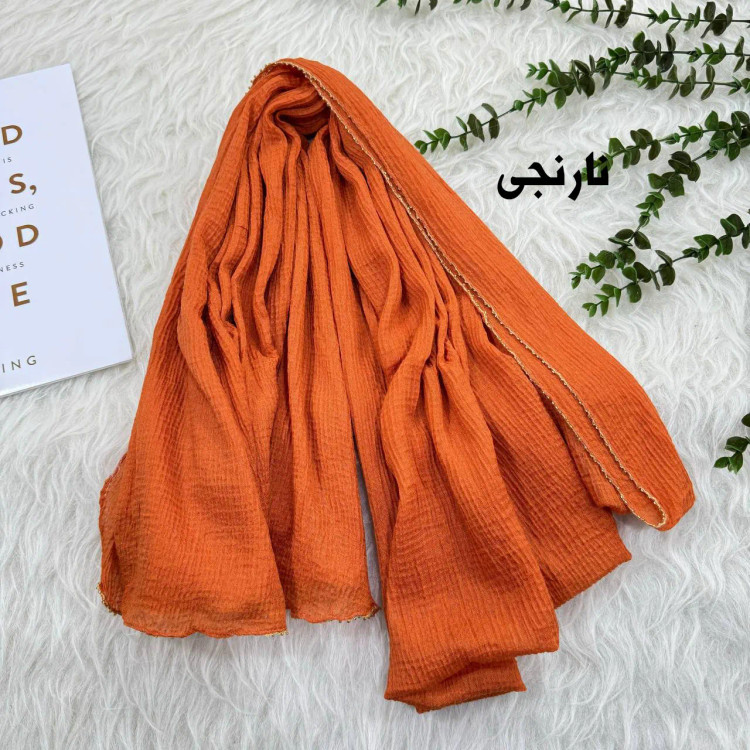 شال برشکا وارداتی لبه زنجیری کد 1122
