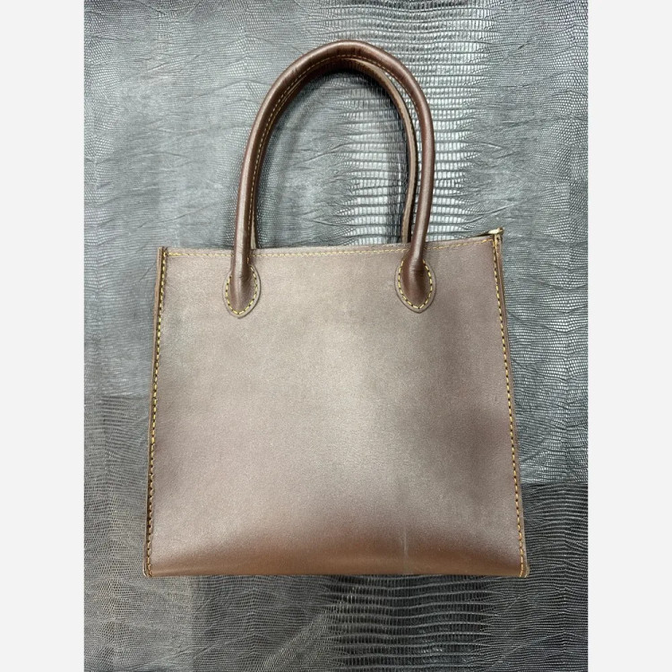 کیف دستی تمام چرم گاوی زحل رنگ بندی