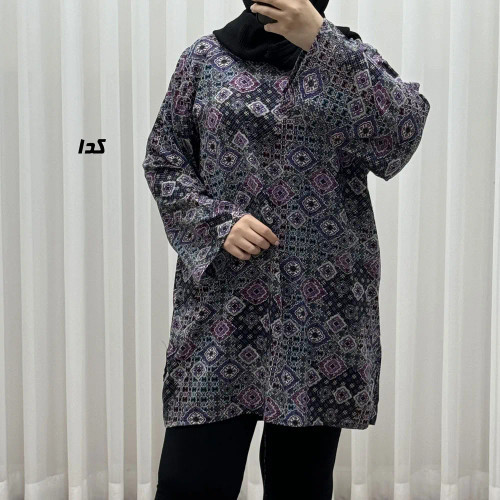 تونیک نخی طرحدار کد A1789