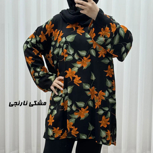 تونیک نخی طرحدار کد A1790