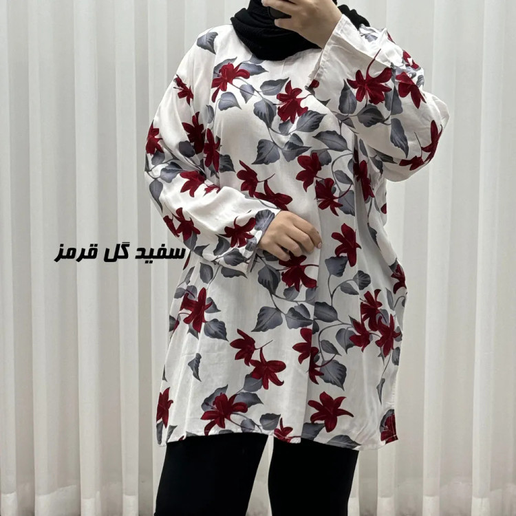 تونیک نخی طرحدار کد A1790