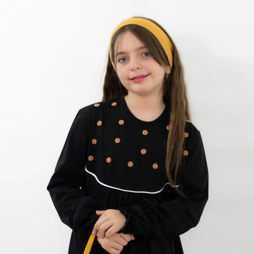 تونیک نخ پنبه دخترانه در دو رنگ