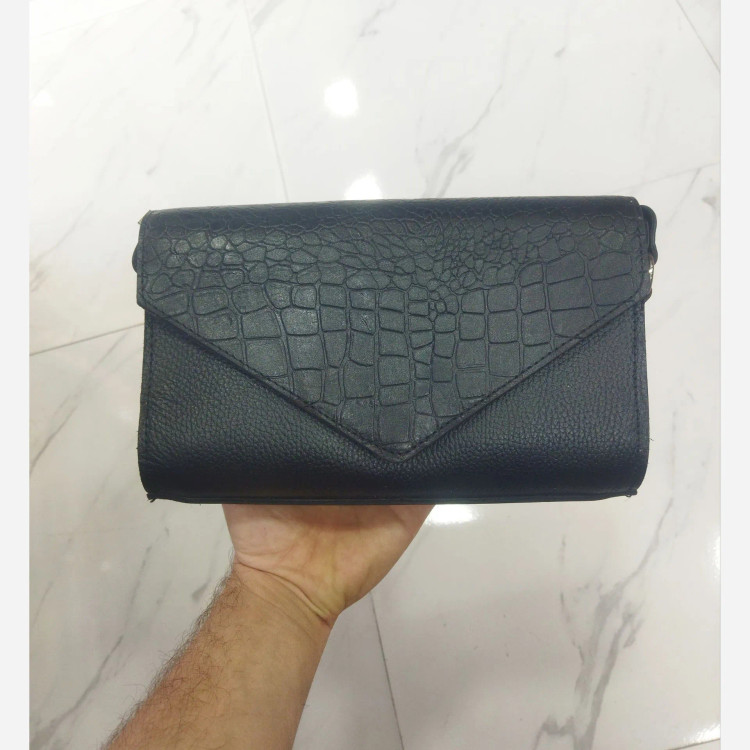 کیف دستی دوشی تمام چرم گاوی(فریبا2)در رنگ بندی