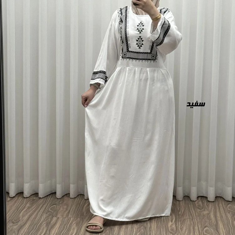 پیراهن نخی مدل پادمیرا R1842