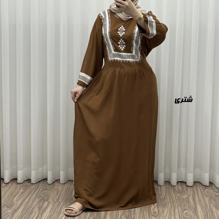 پیراهن نخی مدل پادمیرا R1842