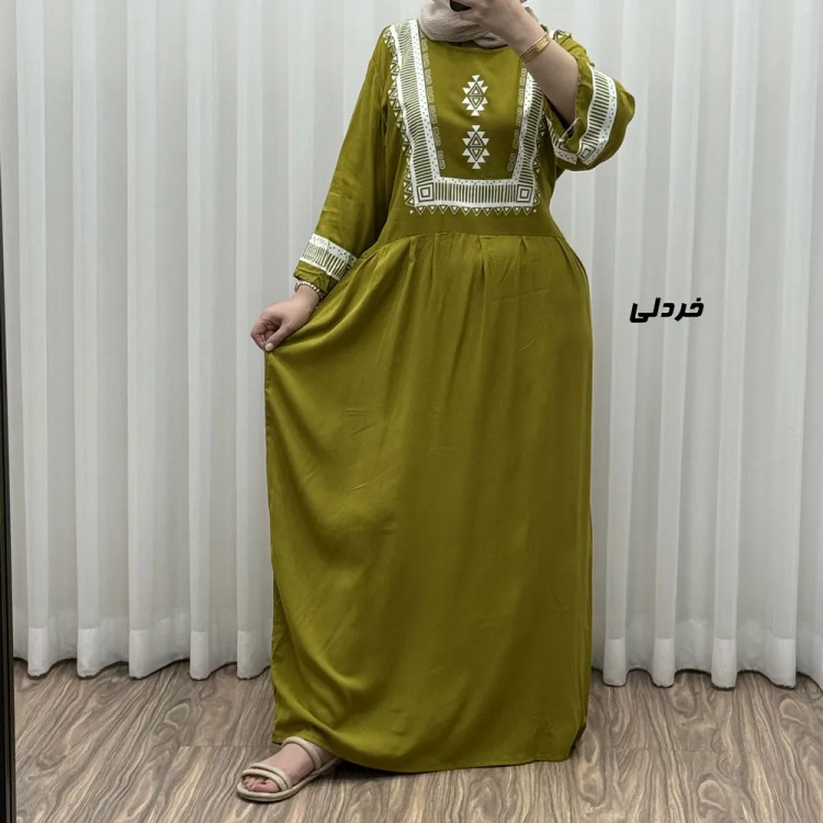 پیراهن نخی مدل پادمیرا R1842