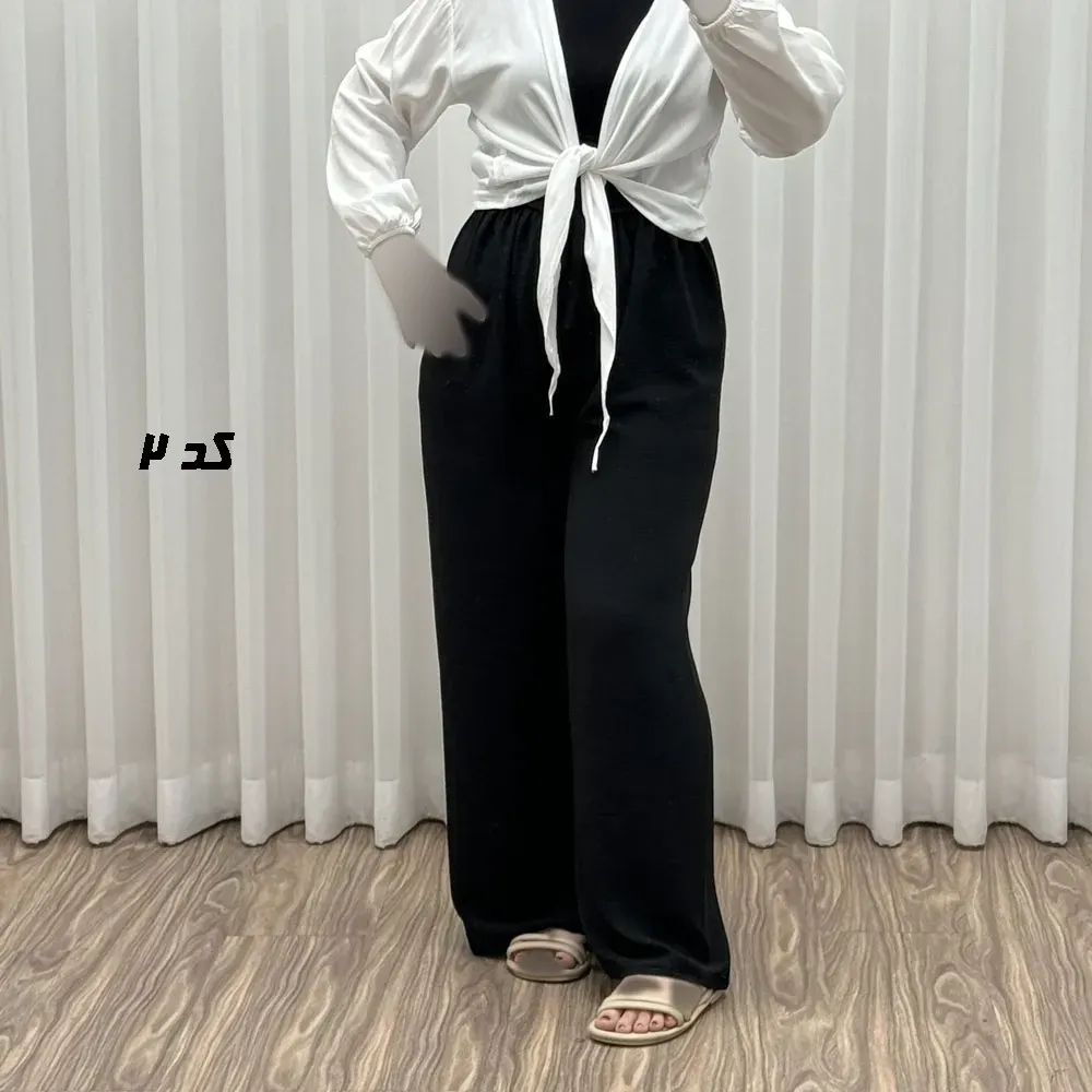 ست شومیز گره ای و شلوار کد S1845