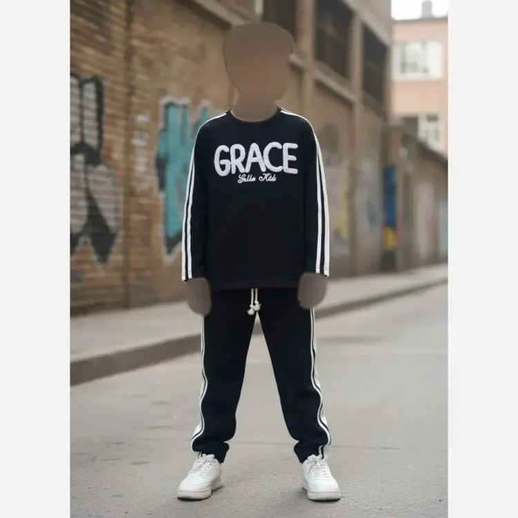 ست اسپرت دخترانه و پسرانه مدل GRACE دورس دو نخ سایز 40 تا 65