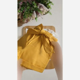 ست کراپ و شورتک دخترانه نخی پنبه ای مناسب 1 تا 5 سال