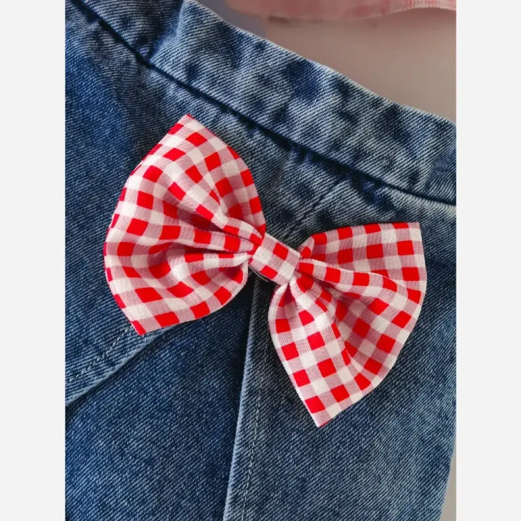 ست تاپ و شورت دخترانه وارداتی مناسب 6 ماه تا 4 سال