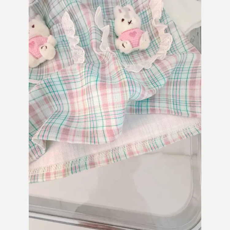 سارافون دخترانه طرح خرگوشی وارداتی مناسب 0 تا 4 سال