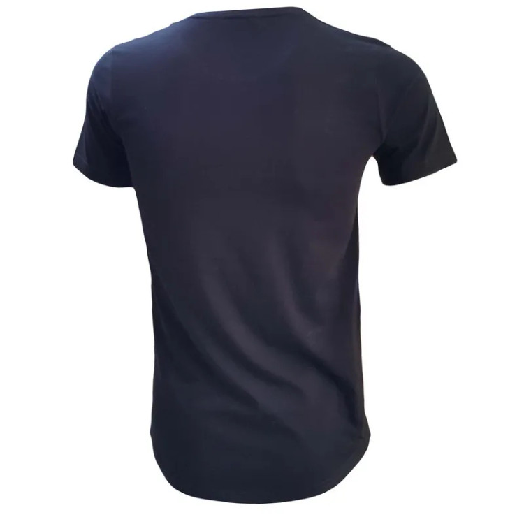 تیشرت آستین کوتاه مردانه یقه گرد طرح duiz مدلz9565 مشکی سایزبندی چهارفصل