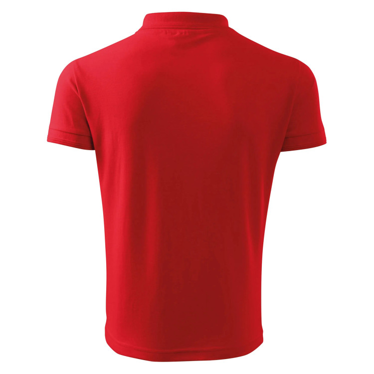 پولوشرت آستین کوتاه مردانه طرح AIR مدل c4646 قرمز یقه دکمه دار بدون حساسیت و آبرفت