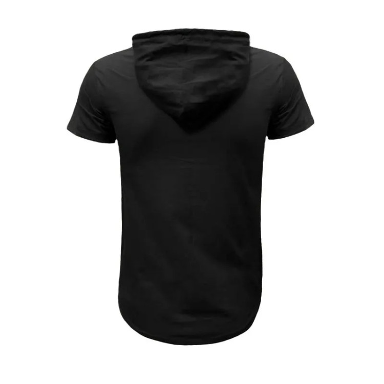 تیشرت کلاه دار مردانه طرح Under Armour مدل S5768 مشکی سایز بندی مناسب چهار فصل