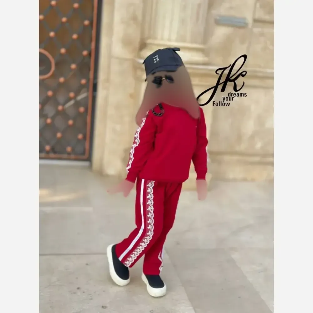 ست بلوز و شلوار دخترانه دورس پنبه لاکرا سایز 40 تا 55