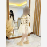 ست سه تیکه کت و دامن و تاپ دخترانه مجلسی سایز 50 و 55