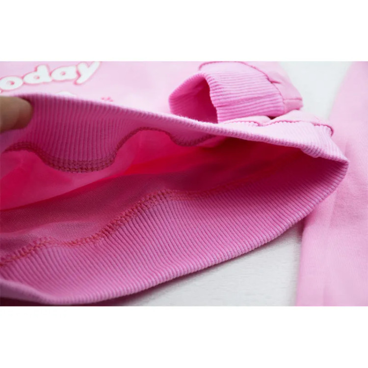 بلوز شلوار دخترانه طرح گربه جنس پنبه ای مناسب پاییز و زمستان