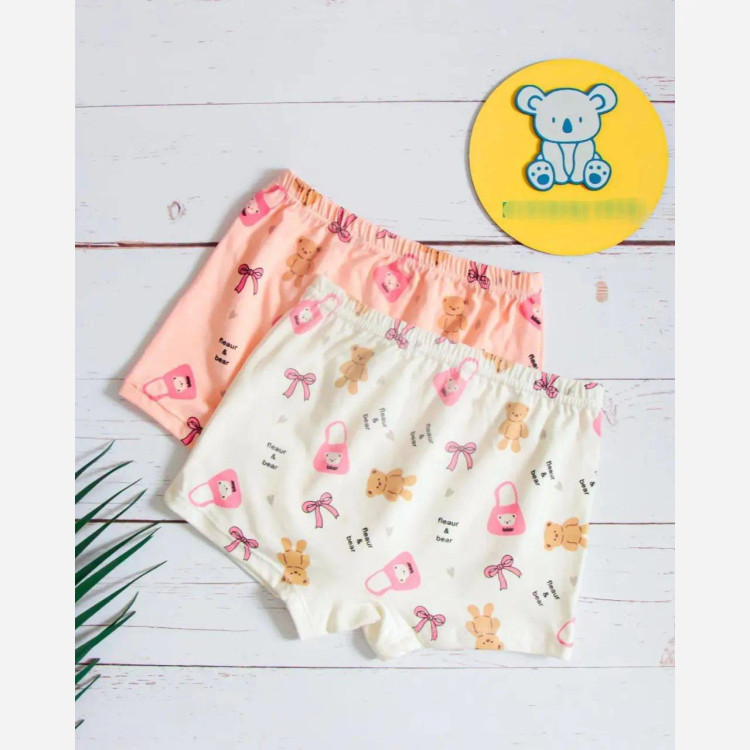 پک دوتایی شورت دخترانه تدی وکیف🧸👜