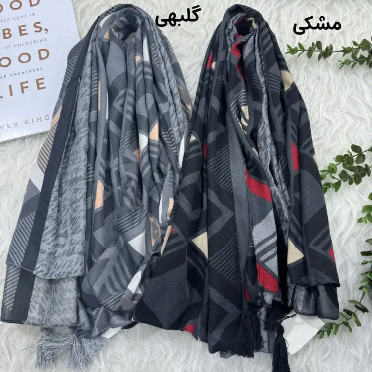 شال نخی طرحدار قواره 190 در 70 سانتی متر