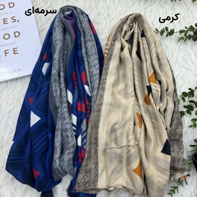 شال نخی طرحدار قواره 190 در 70 سانتی متر