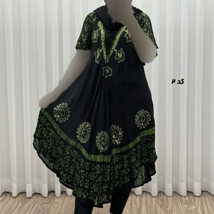 پیراهن ساحلی زنانه سنگشور فری سایز مناسب تا 48