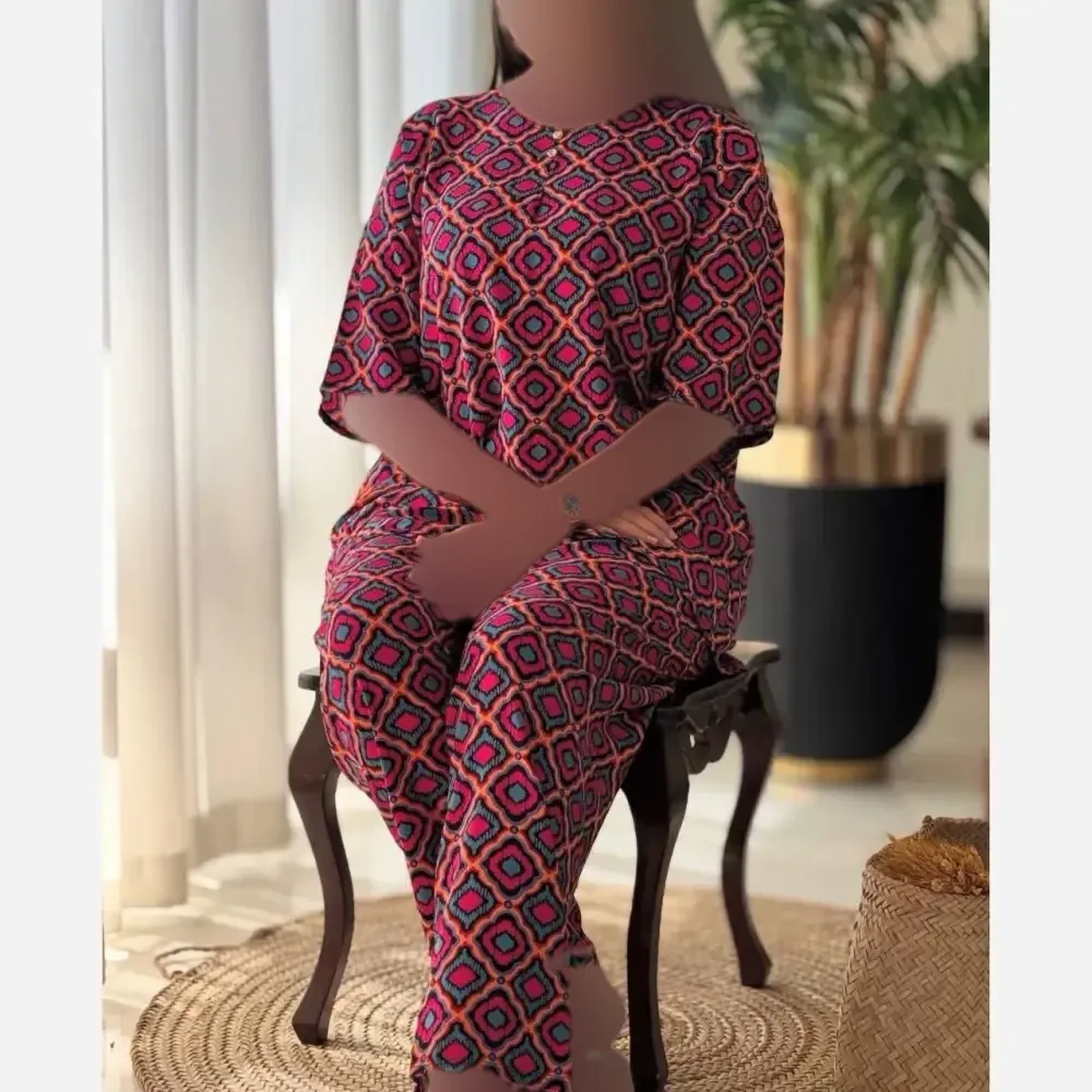 ست لباس راحتی زنانه مدل آبان تمام نخ فری سایز 38 تا 48