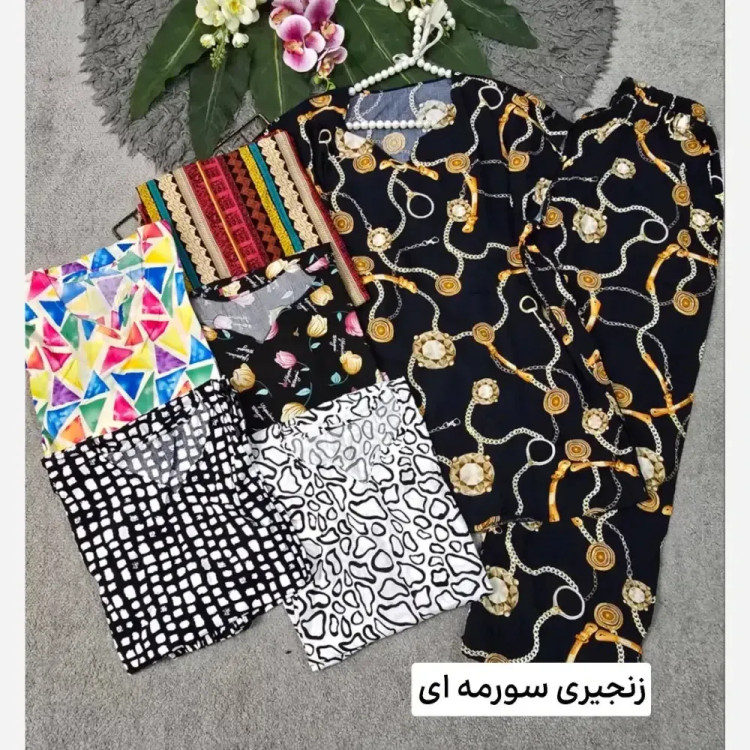 ست لباس راحتی زنانه مدل آبان تمام نخ فری سایز 38 تا 48